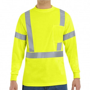 Vf Workwear-Div / Vf Imagewear (W) Men's High Visibility Long Sleeve Work Shirts - Men's High-Visibility Work Shirt, Class 2, Long Sleeves - SYK2-HV-3XL