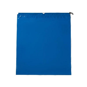 Medline Drawstring / Drawtape Container Liners - Drawcord Bag, Blue, 33" x 38", 1.8 Mil - SYP333818LB
