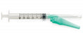 Medline Medline Safety Syringes with Needle - 3 mL Syringe with 21G x 1.5" Safety Needle - SYRS103217
