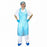 Safety Zone Disposable Blue Aprons - Disposable Polyethylene Apron, 1.25 Mil, 28" X 46 ", Blue - DAP1.25-28X46BL