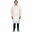 Safety Zone White Poly Lab Coats - Breathable Microporous Lab Coat, Elastic Wrist, 3 Pockets, Snaps, White, Size XL - DLWH-XL-BB