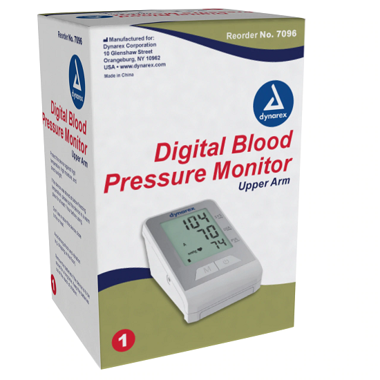 Dynarex Corporation Dynarex Digital Blood Pressure Monitors - Blood Pressure Monitor, Digital, Upper Arm - 7096