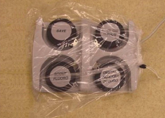 Coulmed Footswitch Covers - COVER, FOOT SWITCH, CLEAR, 24"X20", POLY - DI-5421