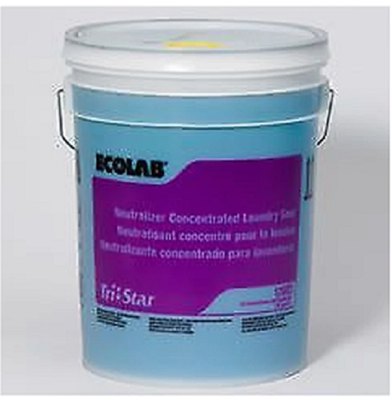 Ecolab Tri-Star Liquid Laundry Neutralizer / Sour - Tri-Star Neutral Laundry Detergent, 5 gal. - 12083