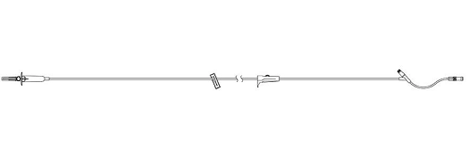 ICU Medical Administration Sets - Administration Set, 15 Drops / mL, 115" - B3271