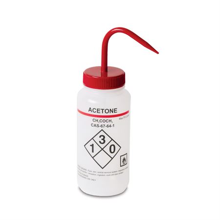 Self-Venting Wash Bottle - Assorted Pack Self-Venting Safety Wash Bottle, 500ml, Assorted