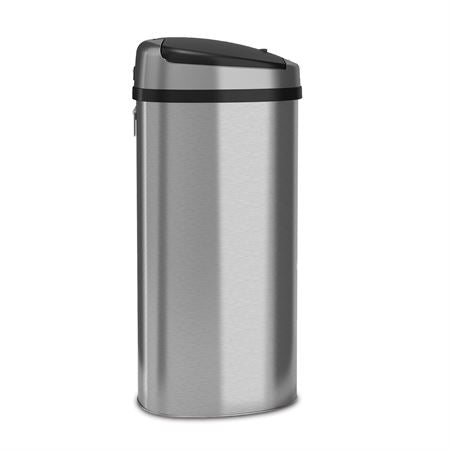13gal Stainless Steel Waste Can Rectangle - 10.75"W x 12.88"D x 28.5"H