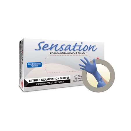 Sensation Nitrile Exam Gloves Small
