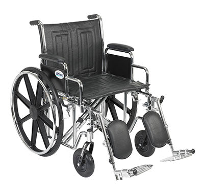 Sentra EC Heavy Duty Wheelchair Elevating Leg Rests
