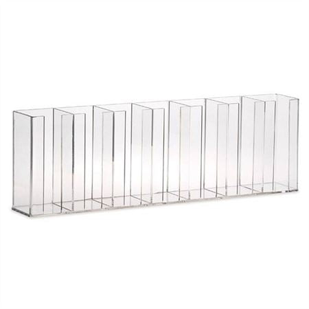Multi-Place Media Dish Holder Seven-Place - 28"W x 4"D x 9"H