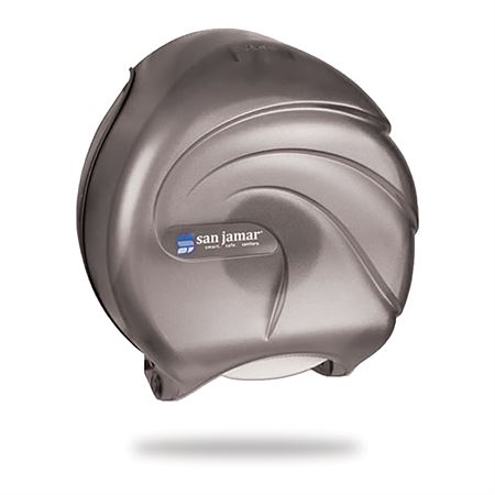 Single Jumbo Toilet Tissue Dispensers Single Jumbo Toilet Tissue Disp, Transparent Black
