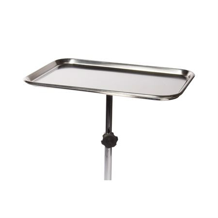Single Post 5 Caster Base Mayo Stand Mayo Stand - Single Post - 5 Caster Base - 20"W x 19"L x 28"-48"H