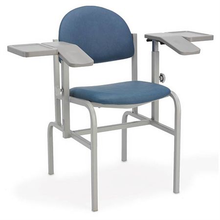 Slanted Arm Blood Draw Chair Optional Drawer for ML10510 - 8"W x 18"D x 4"H