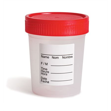 Quarter Turn Specimen Container 120mL - Sterile