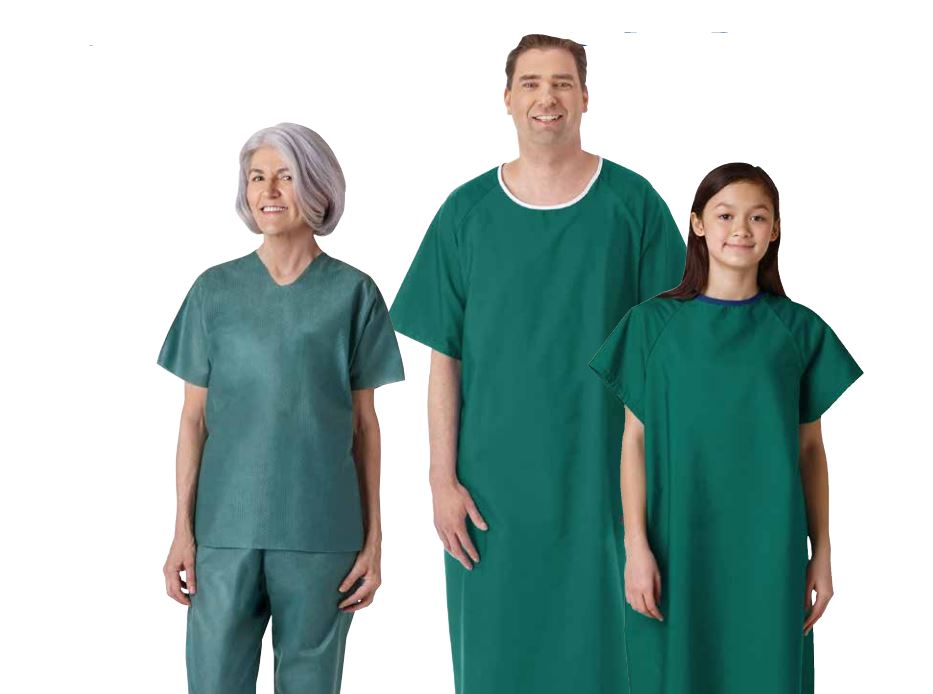 Group Patient Pants Patient Pants, Forest Green, Size L — Grayline Medical