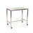 Stainless Steel Instrument Table with H-Brace 72"L x 24"W x 34"H