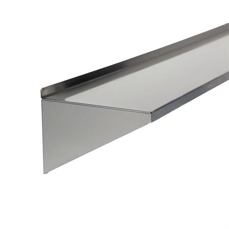 Stainless Steel Wall Shelf 8"D 36"W