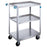 Standard Duty Stainless Steel Carts 3 Shelves - 16.25"W x 27.5"L x 32.125"H