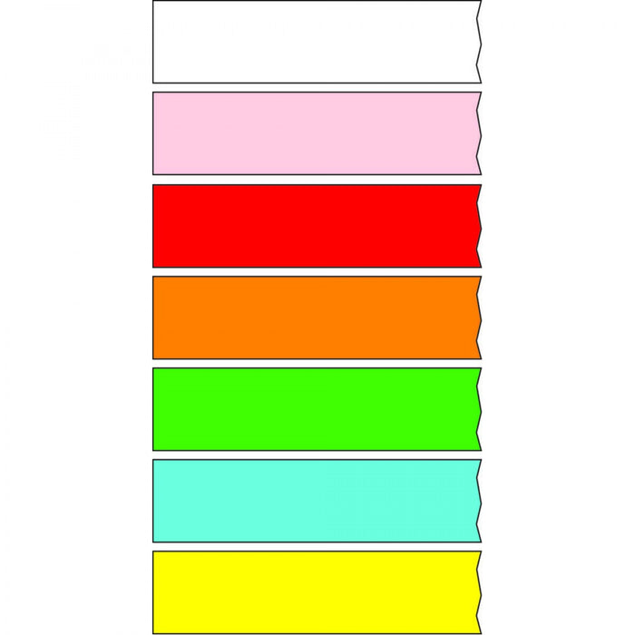 Timetape Color Code Removable Tape 1" X 500" Per Roll - Rainbow, 12 Rolls Per Box
