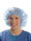 Tronex Fluid-Resistant Bouffant Cap - CAP, TRONEX, BOUFFANT, SMALL, BLUE, 21" - 4075B