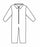 Tronex Company General Purpose Coveralls bt Tronex Company - COVERALL, OPEN CUFF & ANKLE, BLUE, XL - 640035B