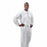 Tronex Company Fluid-Resistant Coveralls - Fluid-Resistant Spunbond Coveralls with Elastic Cuffs and Ankles, White, Size L - 678030W
