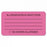 Tabbies Allergies and Drug Reaction Labels - Allergies / Drug Reaction Labels, 1-3/4" x 3-1/4", Fluorescent Pink, 250/Roll - 01730