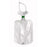 Teleflex Medical Disposable Drainage Bags with Y-Adapter - BAG, DRAINAGE SYS, WYE, 22MM 50/CS - 1742