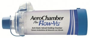 Monaghan Medical AeroChamber Plus Flow-Vu - AeroChamber Valve Holding Chamber, Max, Flow Indicator - 58-79850