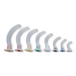 Tri-Anim Health Sunsoft Guedel Airways - Adult Airway Guedel, Size S, 80 mm, Size 3 - 792-1-1504-80