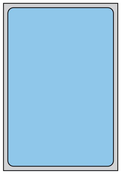Medical Use Labels - Thermal Transfer Labels, Blue Brite, 4.0" x 6.0"