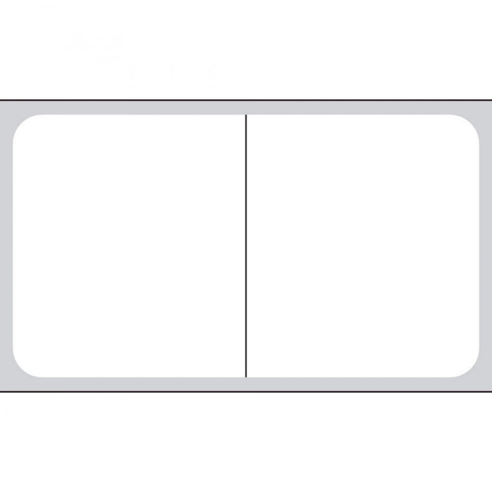 Label Cerner Direct Thermal Synthetic Permanent 3" Core 2" X 1 1/8" White 5000 Per Roll, 6 Rolls Per Box