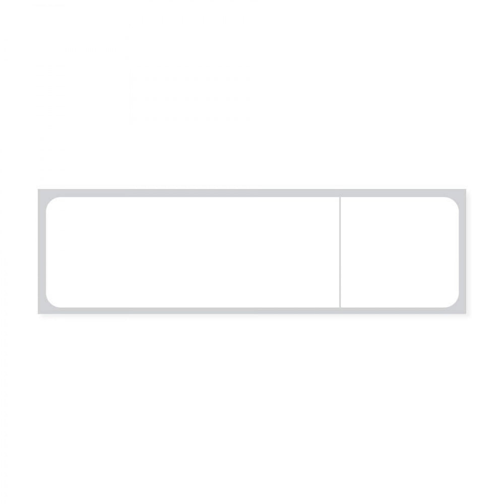 Label Cpsi Direct Thermal Paper Permanent 3" Core 3 1/2" X 15/16" White 5000 Per Roll