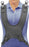 Therafin Legacy Non-Stretch Wheelchair Positioning Vests - VEST, STATIC, COMFORT FIT, MALE, MEDIUM - 30480