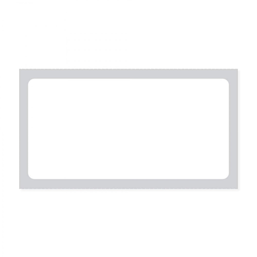 Label Direct Thermal Paper Permanent 3" Core 2" X 1" White 5000 Per Roll, 8 Rolls Per Case