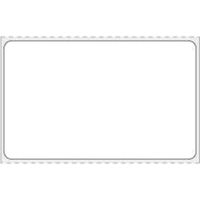Label Direct Thermal Paper Permanent 3" Core 3 1/4" X 2" White 2500 Per Roll, 8 Rolls Per Case