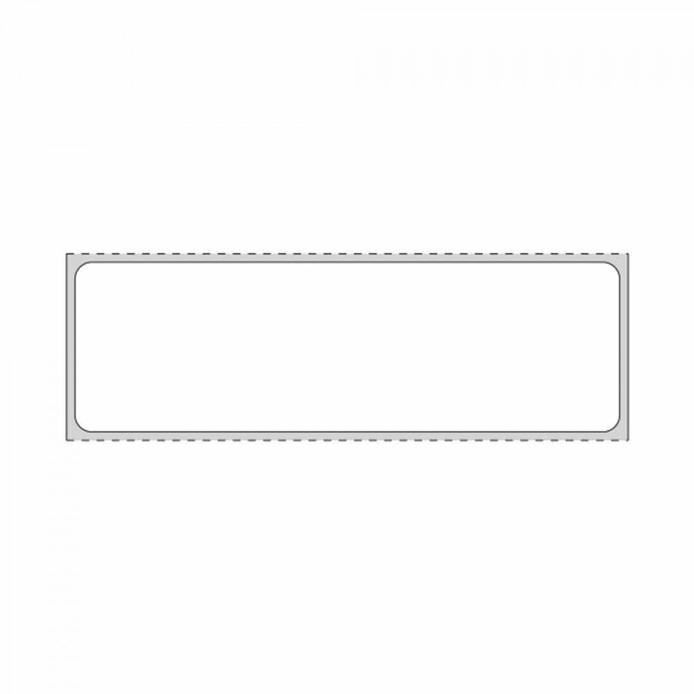 Label Direct Thermal Paper Removable 1" Core 4" X 1 1/4" White 960 Per Roll, 8 Rolls Per Case