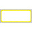 Label Direct Thermal Paper Permanent 3" Core 2 1"/2" X 1 White With Yellow 5000 Per Roll, 8 Rolls Per Case