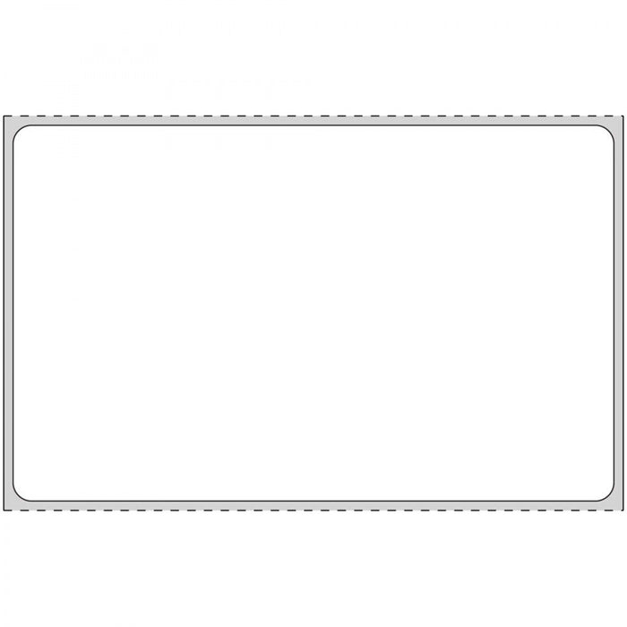 Label Thermal Transfer Paper Permanent 3" Core 4" X 2 1/2" White 2000 Per Roll, 8 Rolls Per Case