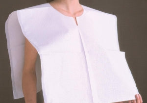 TIDI Everyday Capes - Tidi Cape, 3-Ply, White, 30" x 21" - 910315