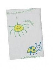 TIDI Choice Towels - Choice Procedure Towel, 2-Ply with Poly Back, 13" x 18", Bug Print - 981413