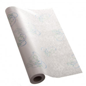 TIDI Choice Exam Table Barriers - Exam Table Paper, Smooth, Print, 21" x 225' - 982721