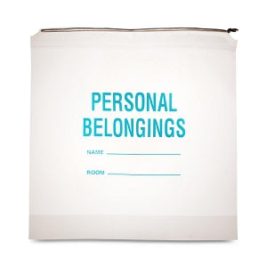 Tiger Medical Group Patient Belonging Bags - Personal Belongings Bag, 20" x 20", Clear - PBT015