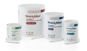 Welch-Allyn Trimline 12 L Disposable Blood Pressure Cuff - Trimline Tempa-Kuff Blood Pressure Cuff, Disposable, Soft, 1-Tube, Screw Connector, Size 12 Large Adult - 39074