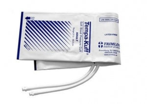 Welch Allyn 2-Tube Blood Pressure Cuffs with Female Connector - Tempa-Kuff Disposable Soft Blood Pressure Cuffs with Female Subminiature Connector, 2-Tube, Size Small Adult - 39213
