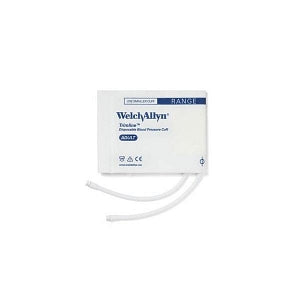 Welch Allyn Trimline Vinyl Disposable Blood Pressure Cuffs - Trimline Vinyl Disposable 2-Tube Blood Pressure Cuff with Female Screw Connector, Large Adult Long, 35.5 to 46 cm - 99881
