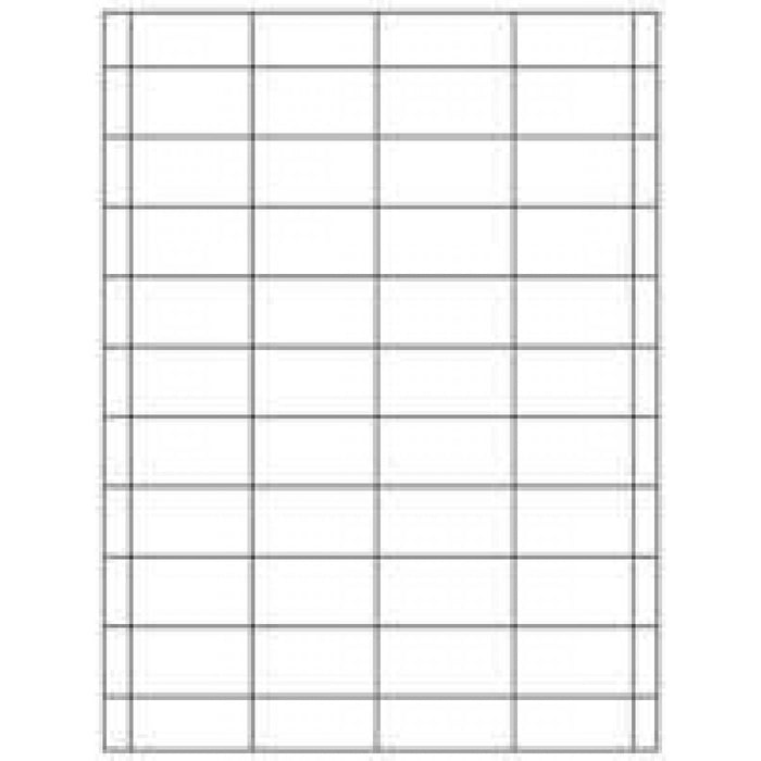 Laser Labels Media Supports Text, Linear And 2D Bar Codes, Photos, And Graphics 100/Pack