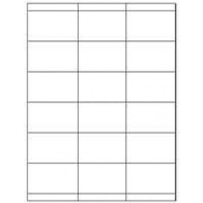 Laser Labels Media Supports Text, Linear And 2D Bar Codes, Photos, And Graphics 100/Pack