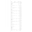 Chart Labels 2-1/2" X 1" White, 10 Labels - 4 Pks Of 250 Sheets Per Case