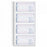 Tops Business Forms Spiral Bound Message Books - 2-Part Carbonless Spiral Bound Message Book, 4 Messages / Page, 200/Book, Message Size 5" x 2-3/4" - 4002